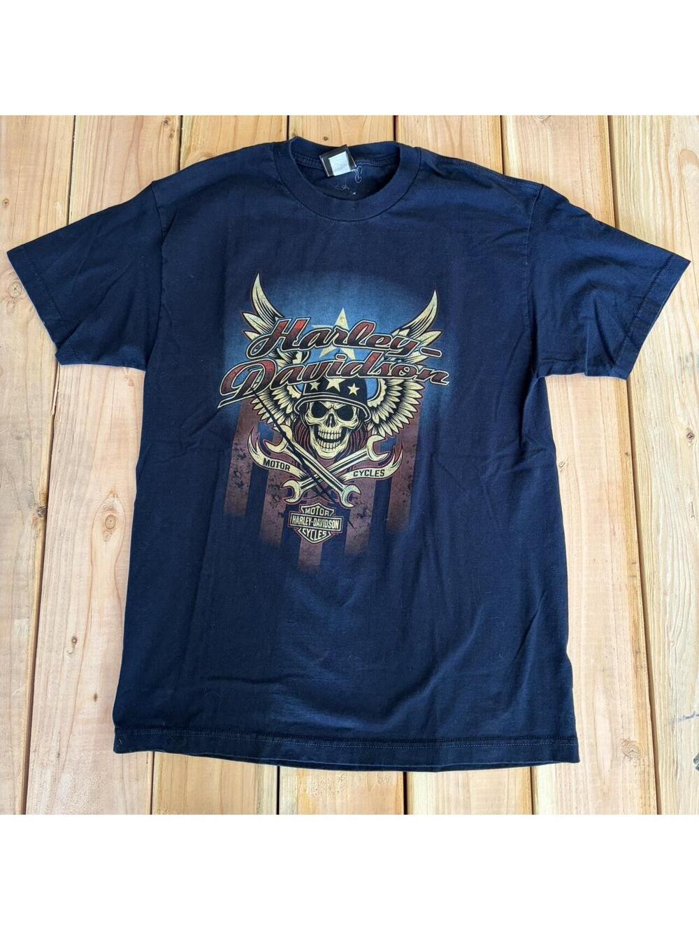 Navy Durango Colorado Harley Davidson cotton t-shirt